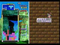 une photo d'Ã©cran de Tetris Plus sur Sega Saturn